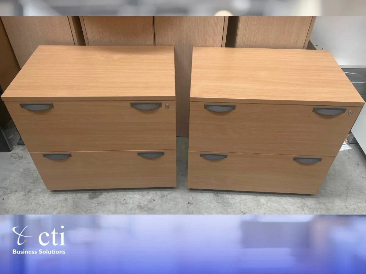 2 x Lateral Filing Units - Grade A - Image 1