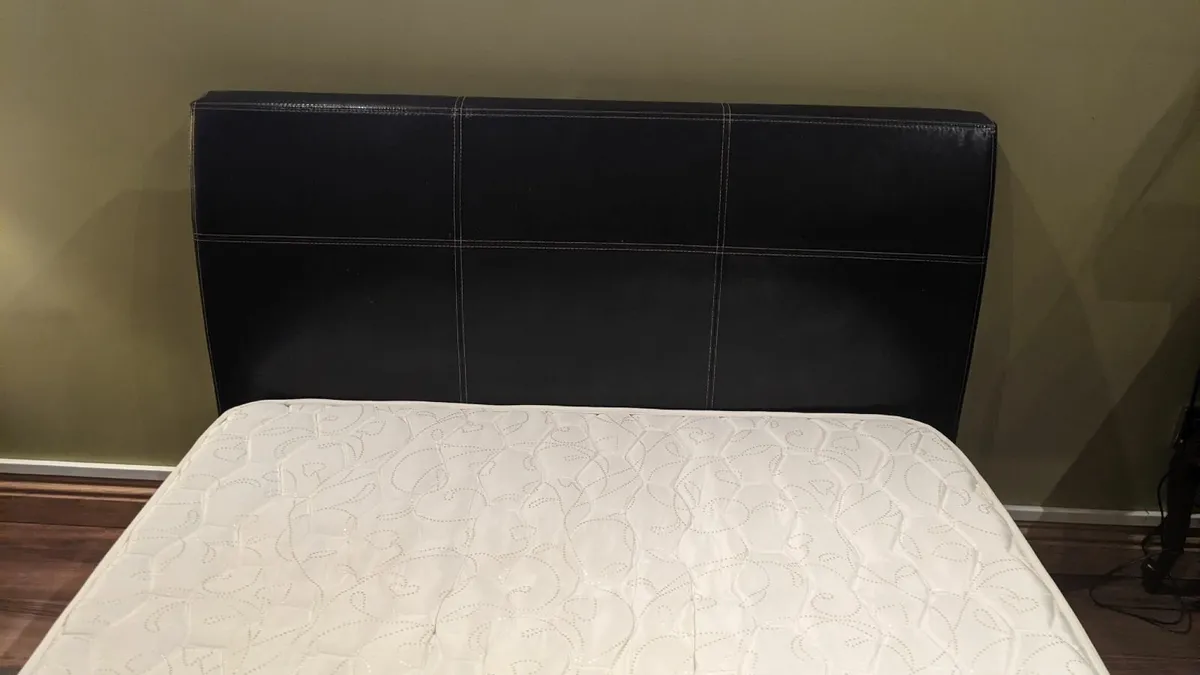 Small Double Bed Frame with Mattress - Image 2