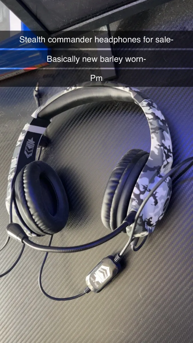 Stealth commander headphones