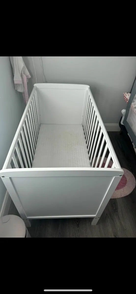 Baby Elegance Elle Cot white - Image 1