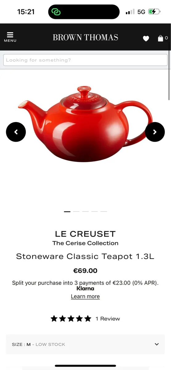 Le creuset teapot - Image 1