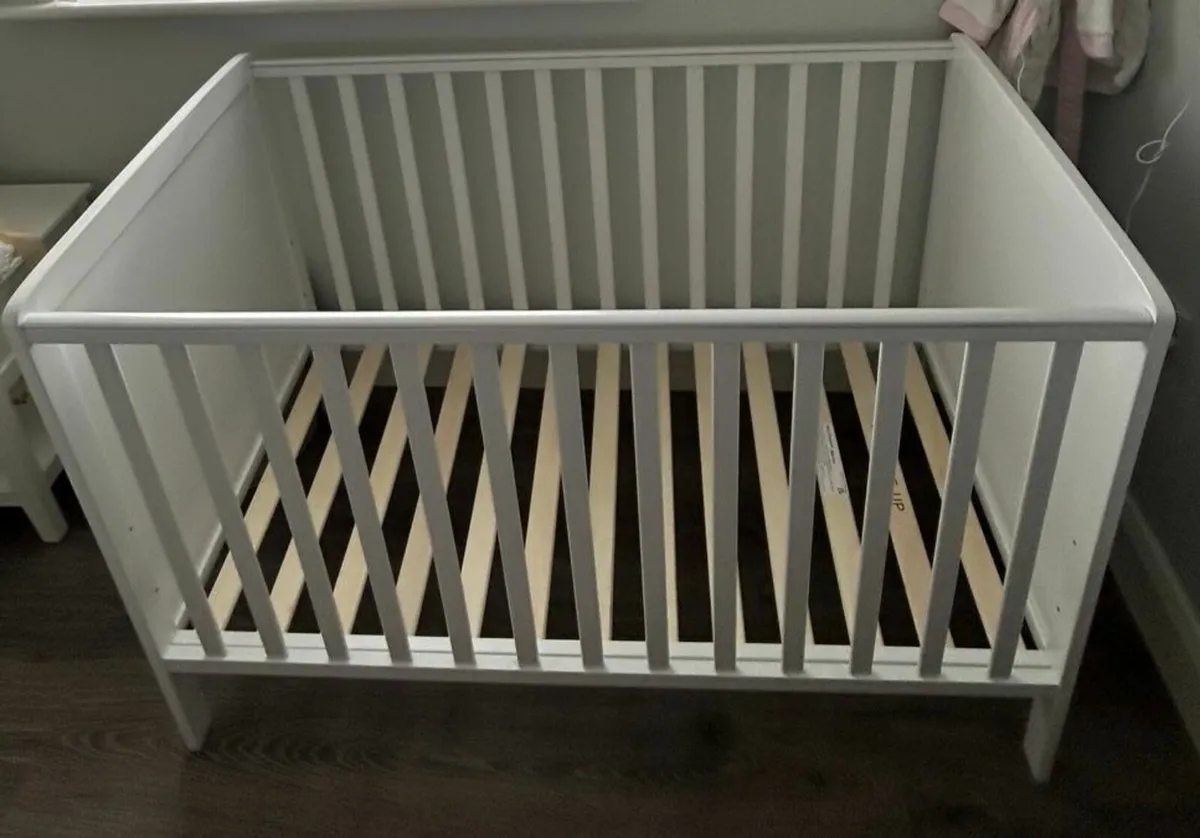 Baby Elegance Elle Cot white - Image 3