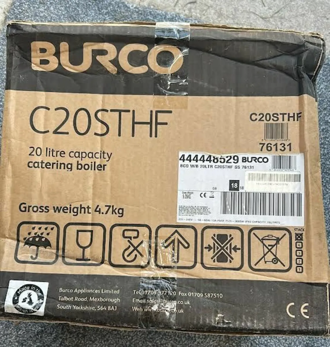 20 L Burco boiler - brand new - Image 2