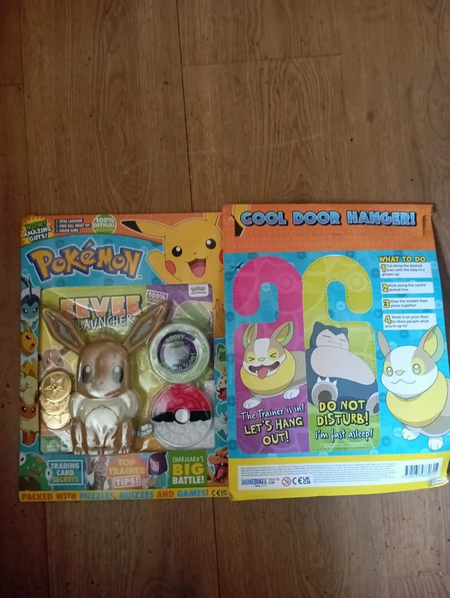 POKÉMON MAGAZINES  NEW IN STOCK.
