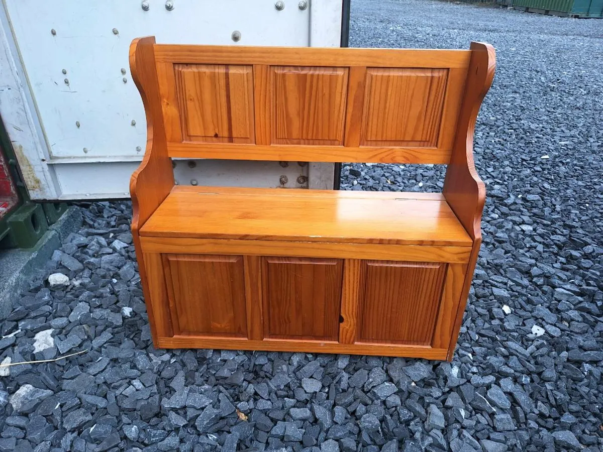 Pine monk bench (DELIVERY) - Image 1