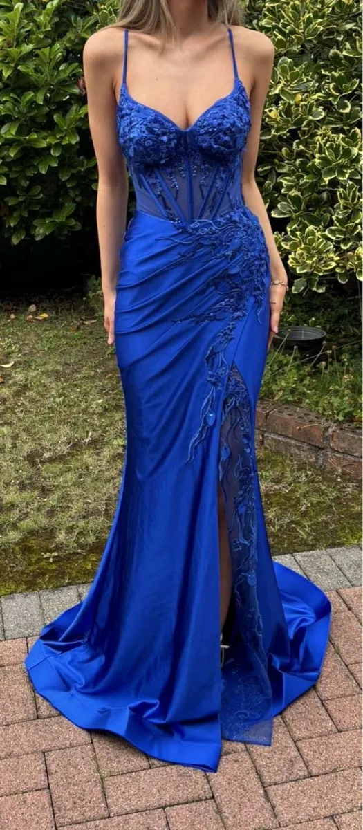 Royal Blue Debs Dress - Image 1