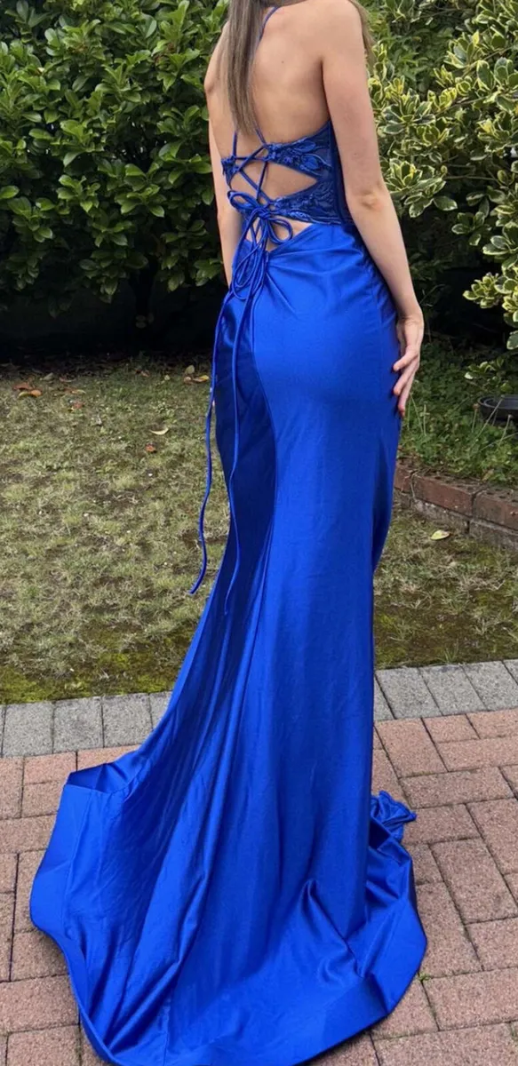 Royal Blue Debs Dress - Image 2