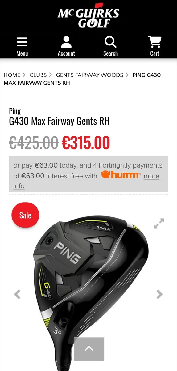 Ping G430 3 Wood. - Image 2