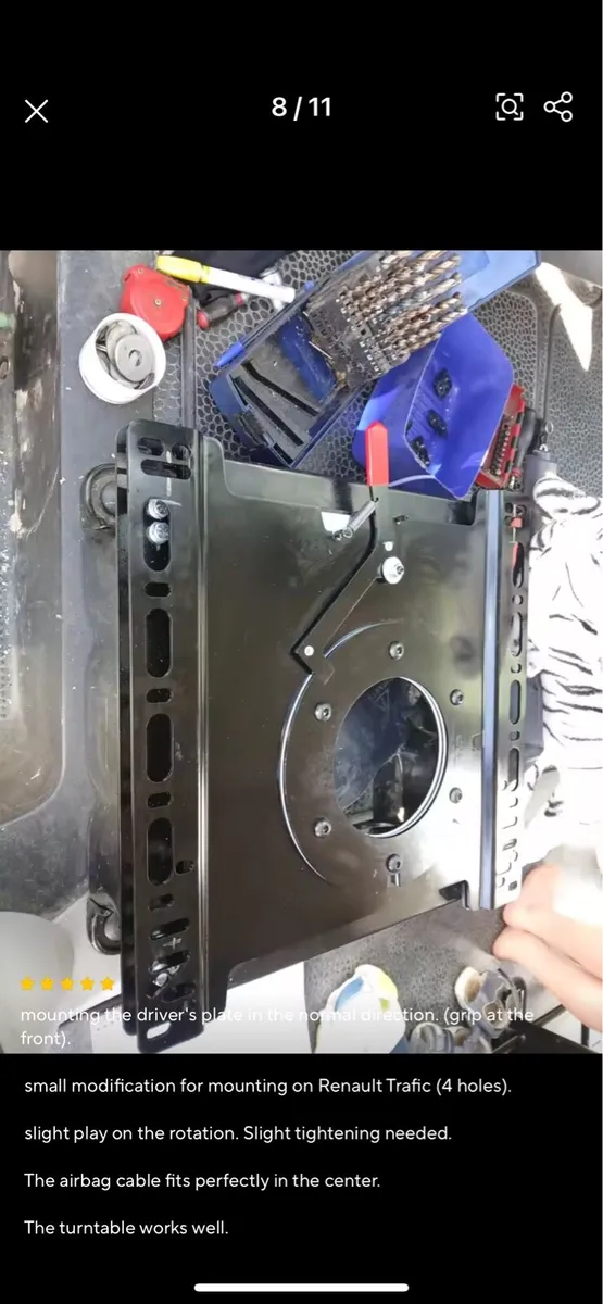 Swivel Seat Base,360 multivan camper - Image 3