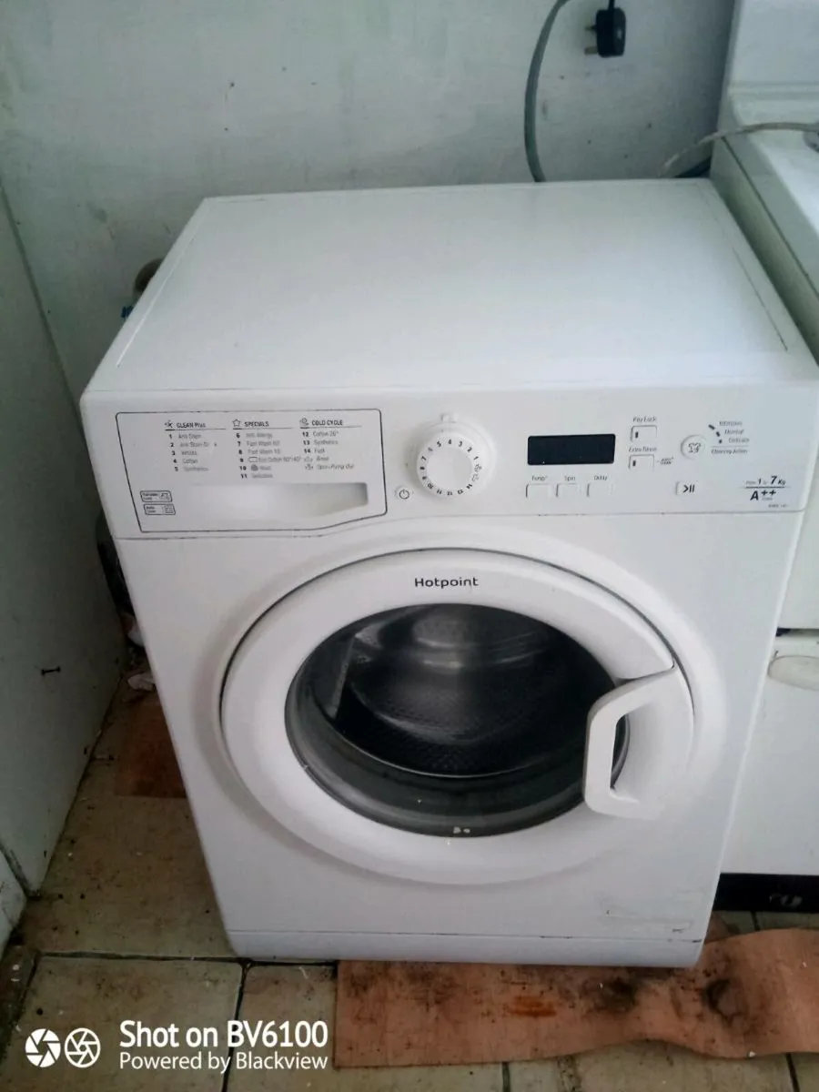 Washing machine for parts or fixable