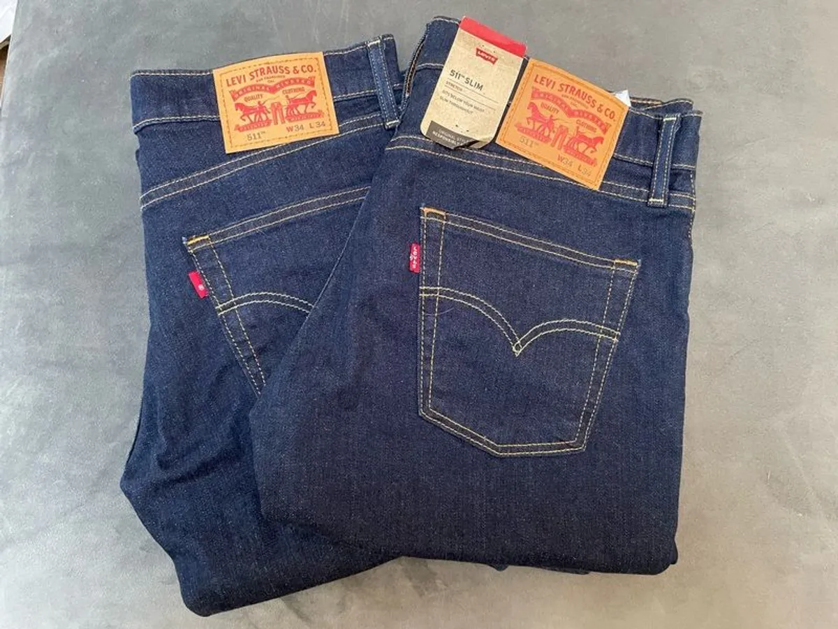 Levis 511 slim fit jeans 34x34 BRAND NEW - Image 1