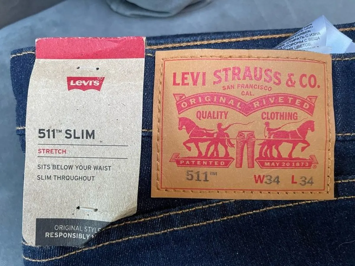 Levis 511 slim fit jeans 34x34 BRAND NEW - Image 2