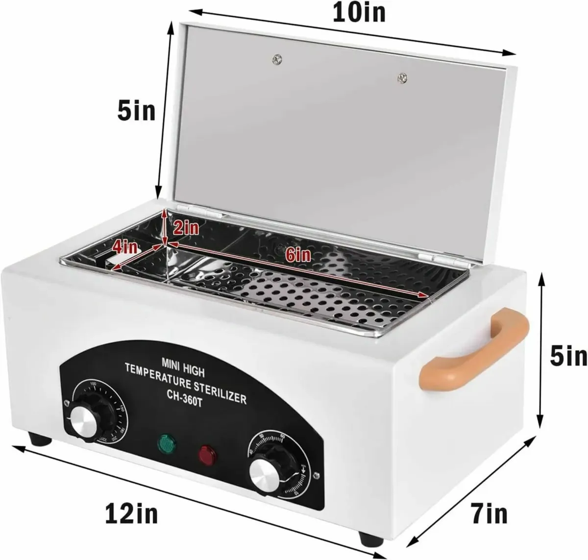 Heat Sterilizer with Timer Manicure Pedicure SPA - Image 2