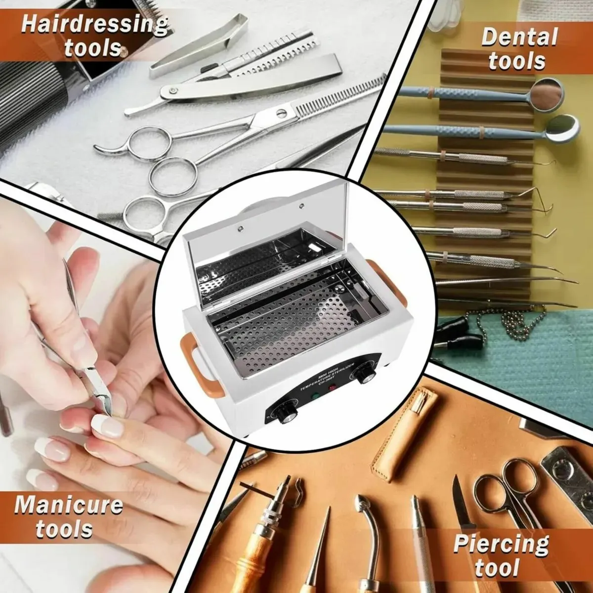 Heat Sterilizer with Timer Manicure Pedicure SPA - Image 3