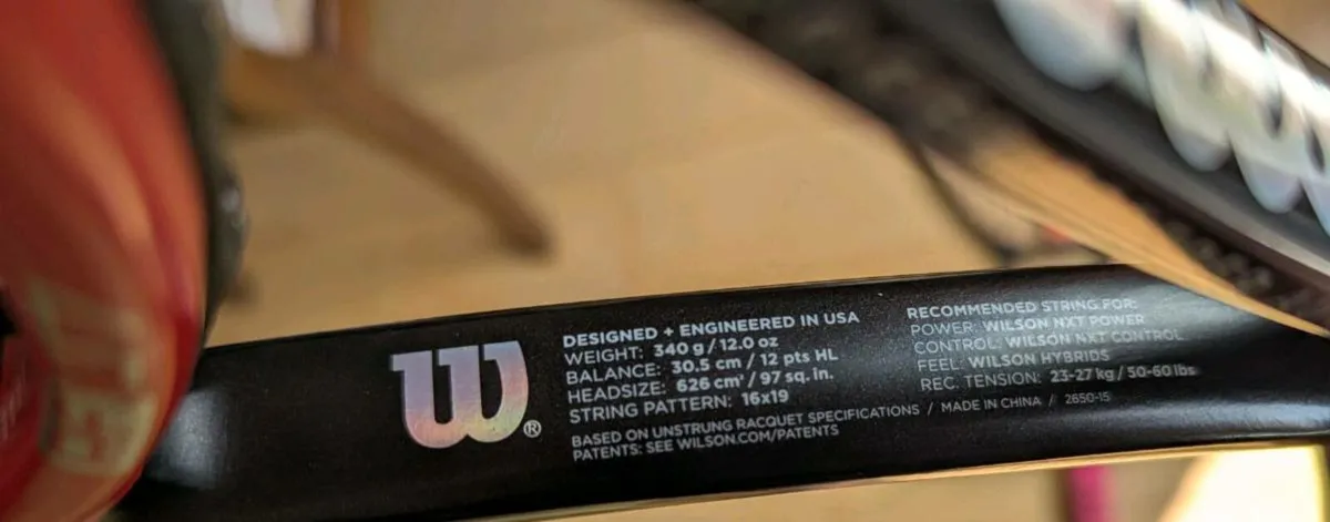 Tennis racket. RF97 pro staff signature 340g - Image 4
