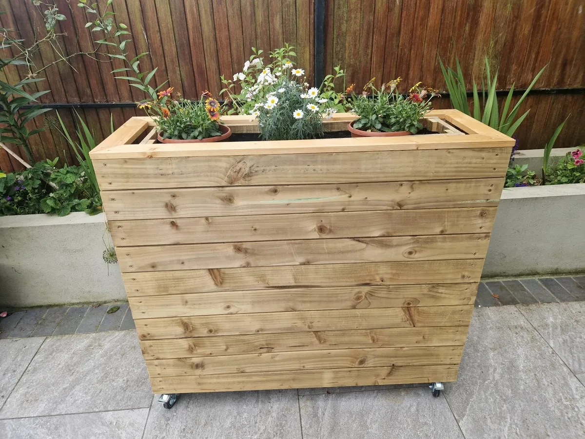 Handmade Tall Planters - Image 4