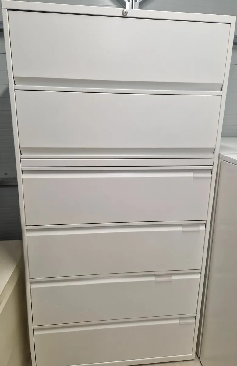 6 Tier Storage Press Filing Cabinet - Image 1
