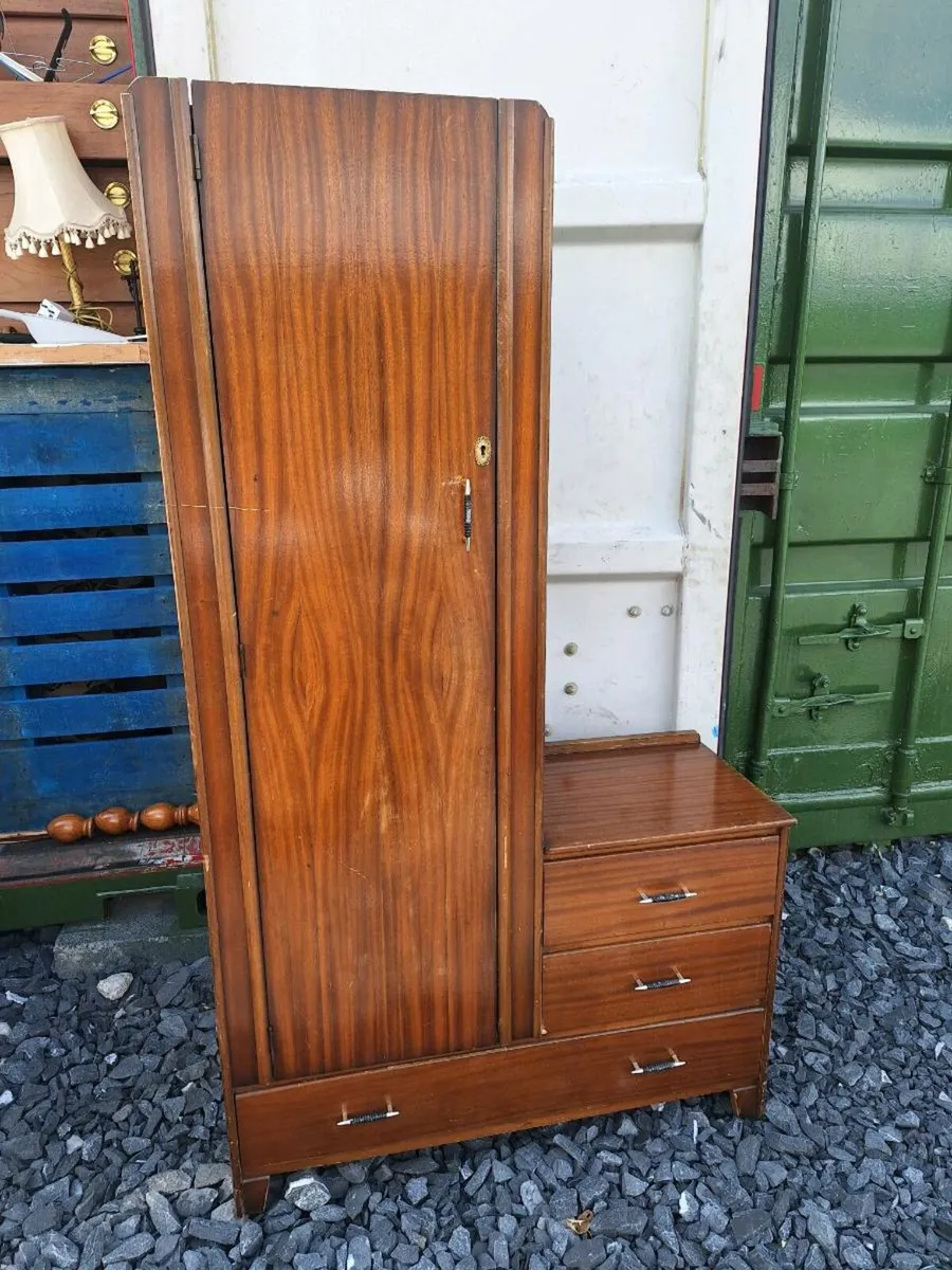 Vintage wardrobe for restoration (DELIVERY) - Image 1