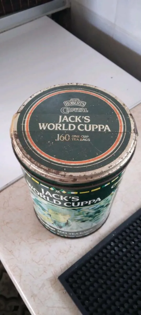 Jack Charlton tea bag tin - Image 2