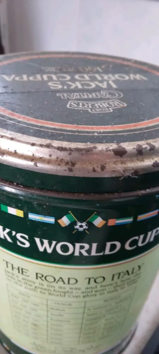 Jack Charlton tea bag tin - Image 4