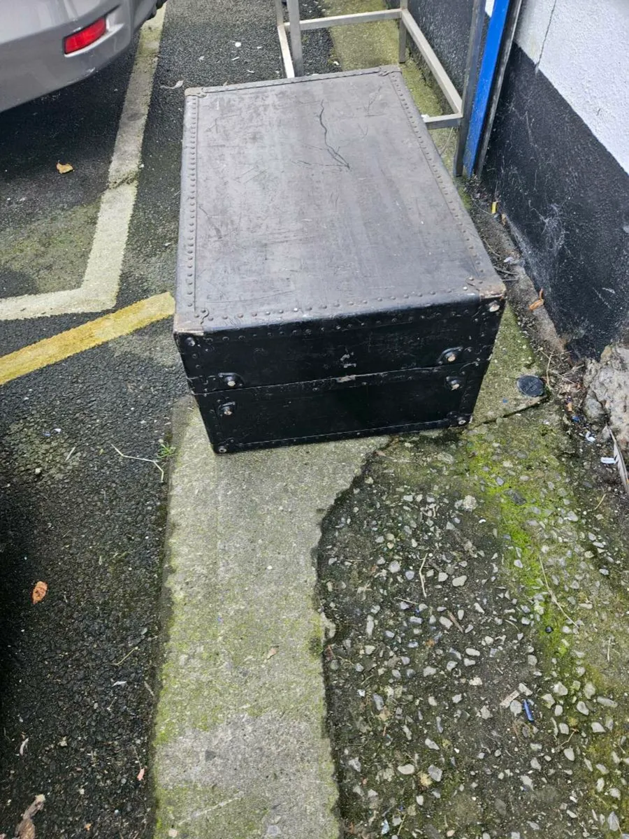 Vintage Theatre Steamer Trunk - Image 4