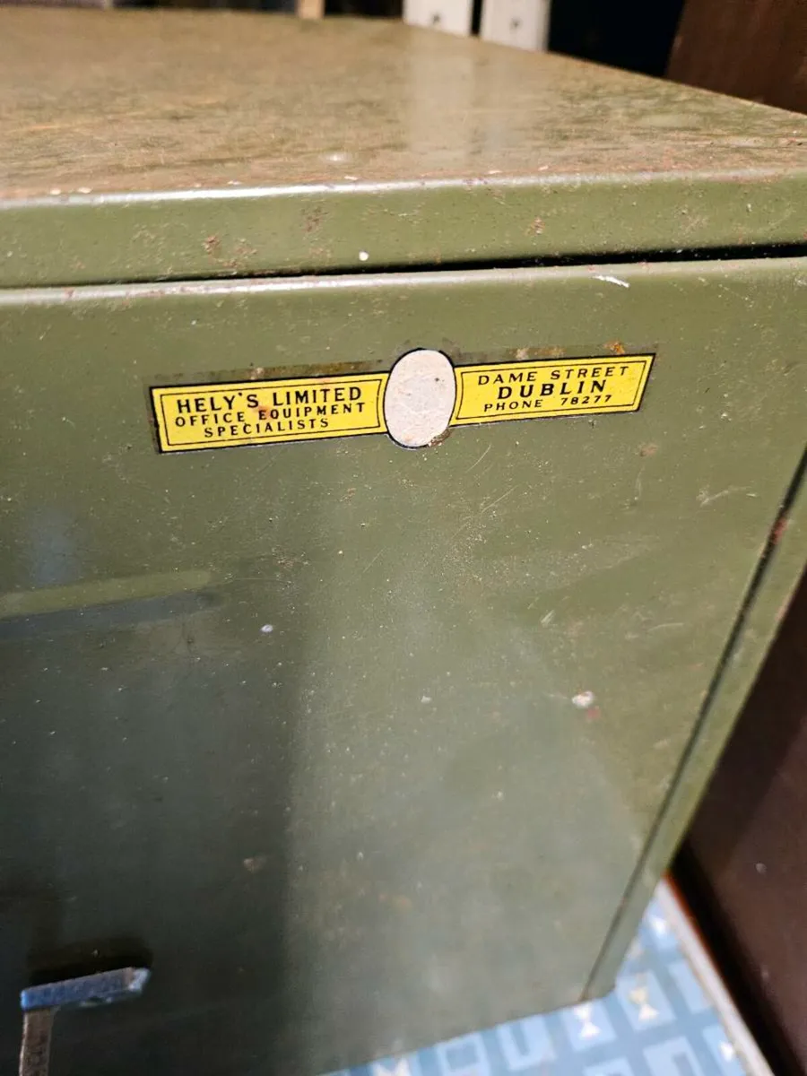 Vintage Filing Cabinet Made in Dublin - Image 2