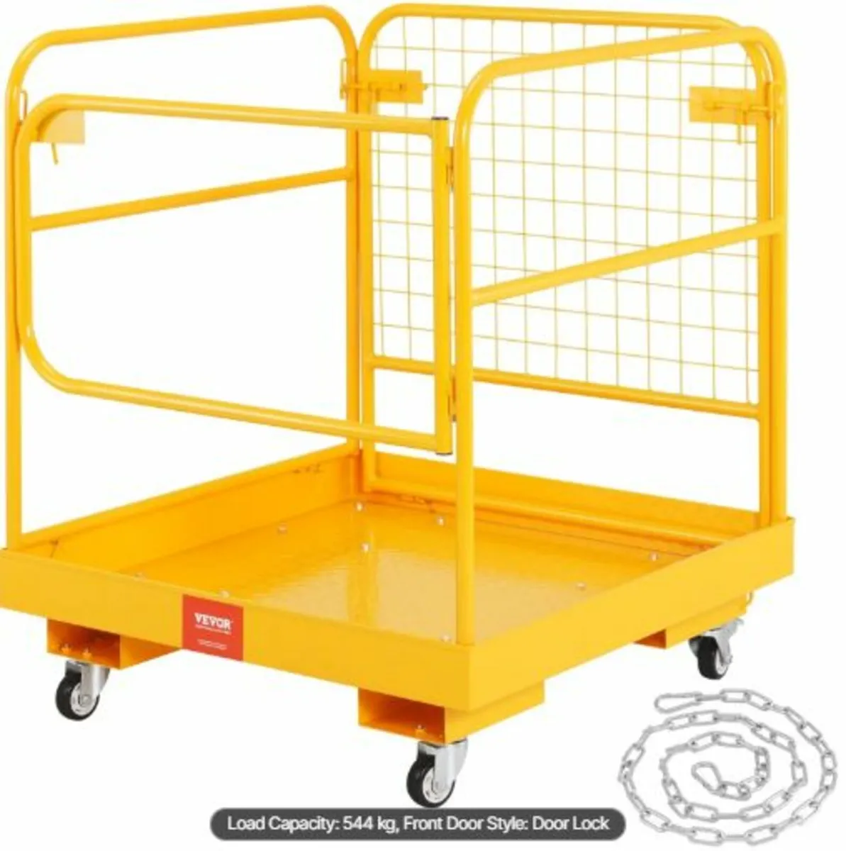 Forklift Safety Cage, 544.3 kg Load Capacity, - Image 1
