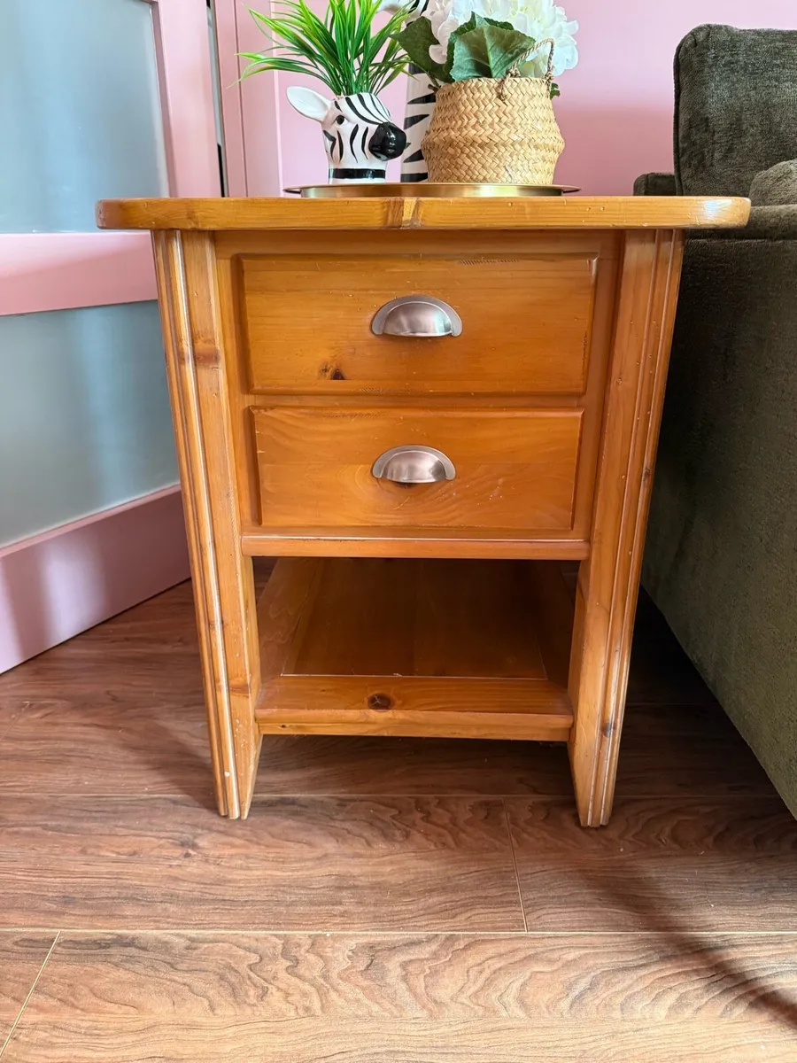 Solid Wood End Table - Image 1