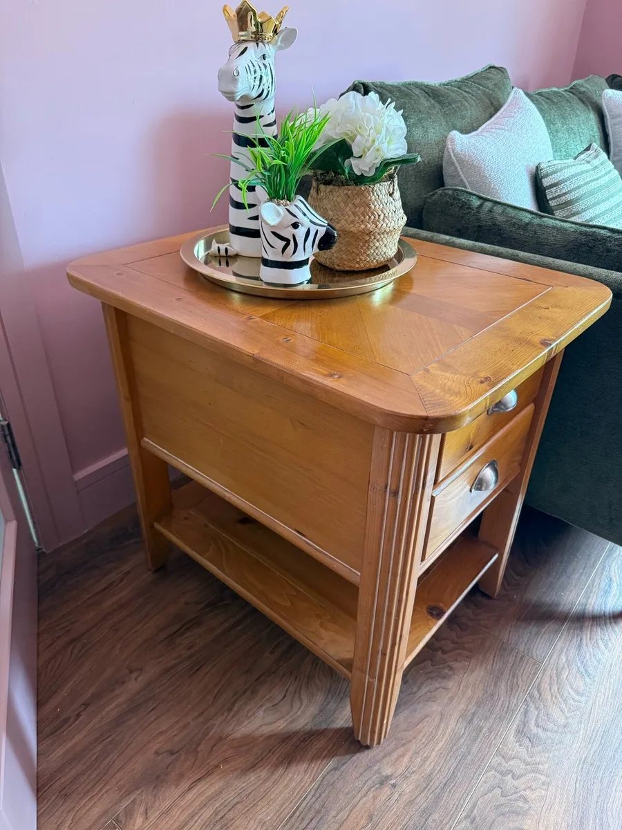 Solid Wood End Table - Image 2