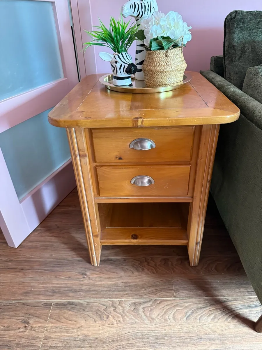 Solid Wood End Table - Image 3
