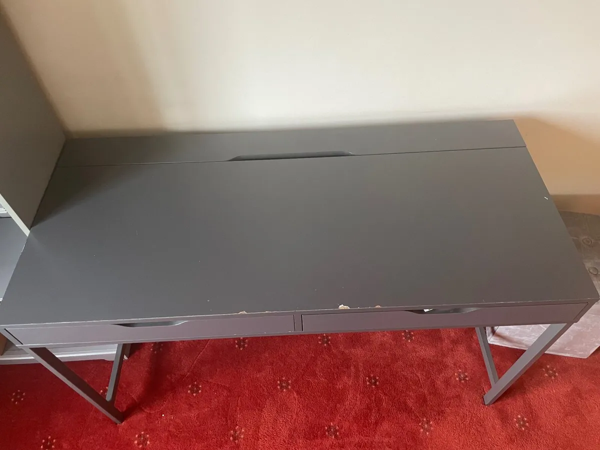 IKEA ALEX Desk – Dark Grey – 132x58 cm – €50 - Image 4