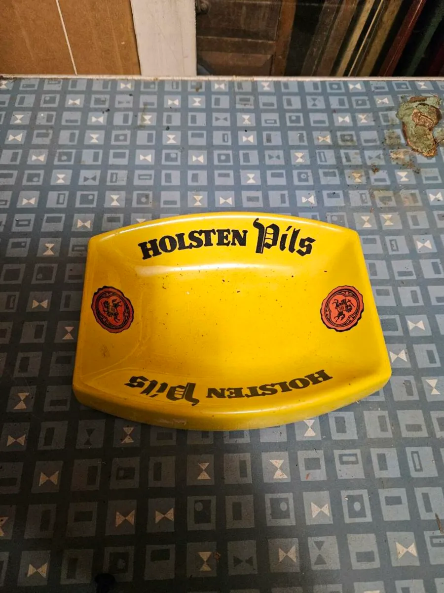 Vintage Guinness Holsten Pills Ashtray - Image 1