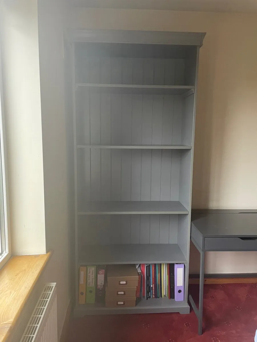 IKEA LIATORP Bookcase – Grey – 7 Shelves - Image 1