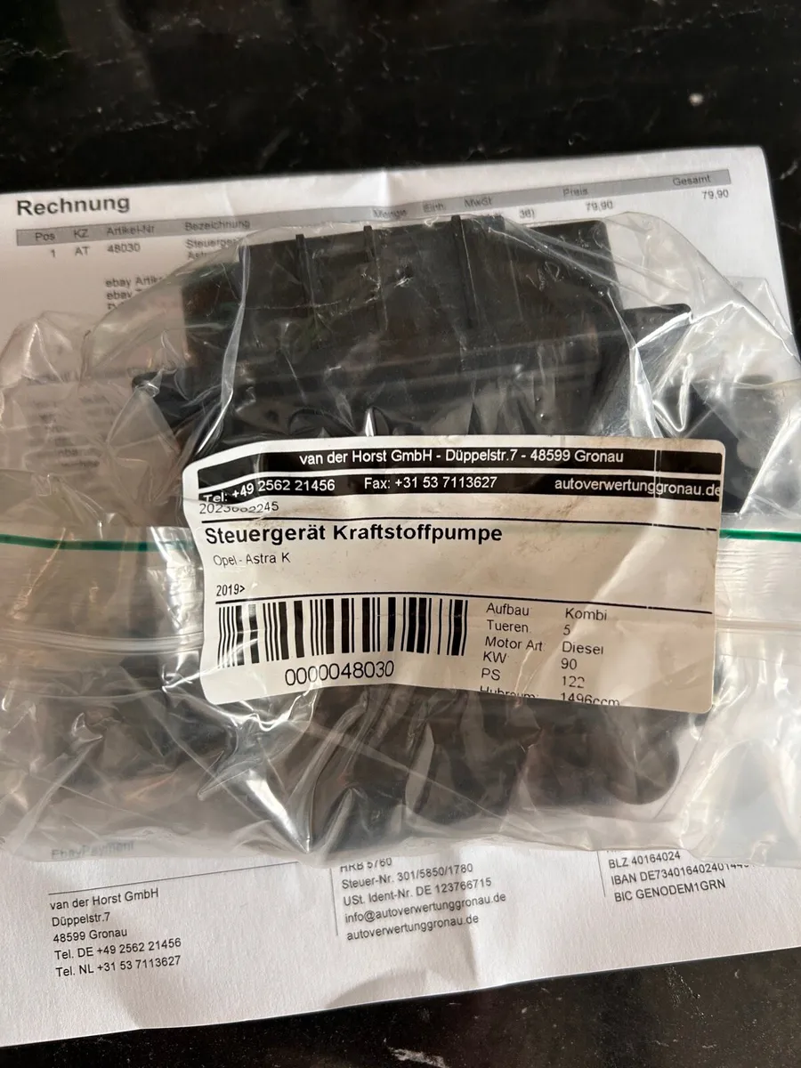 Opel fuel pump module 495086337 - Image 3