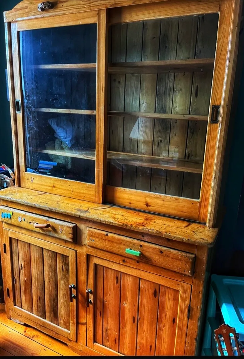 Antique pine dresser - Image 1