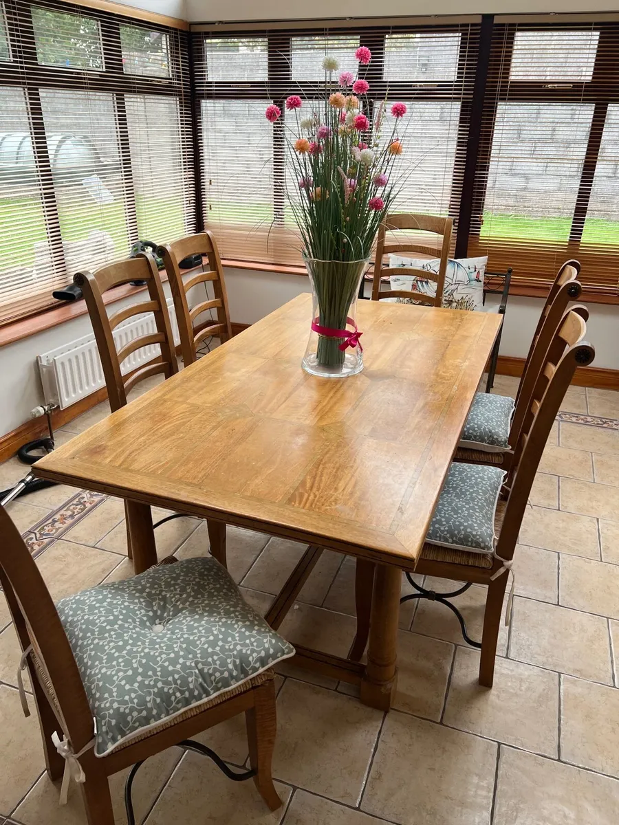 Table and chairs