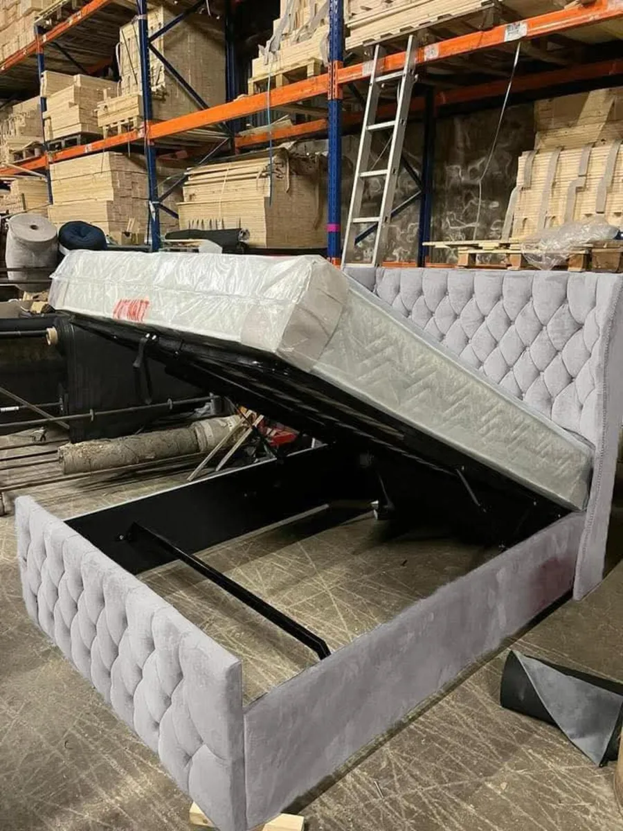 Brand New Dubai Wingback Beds - Image 1