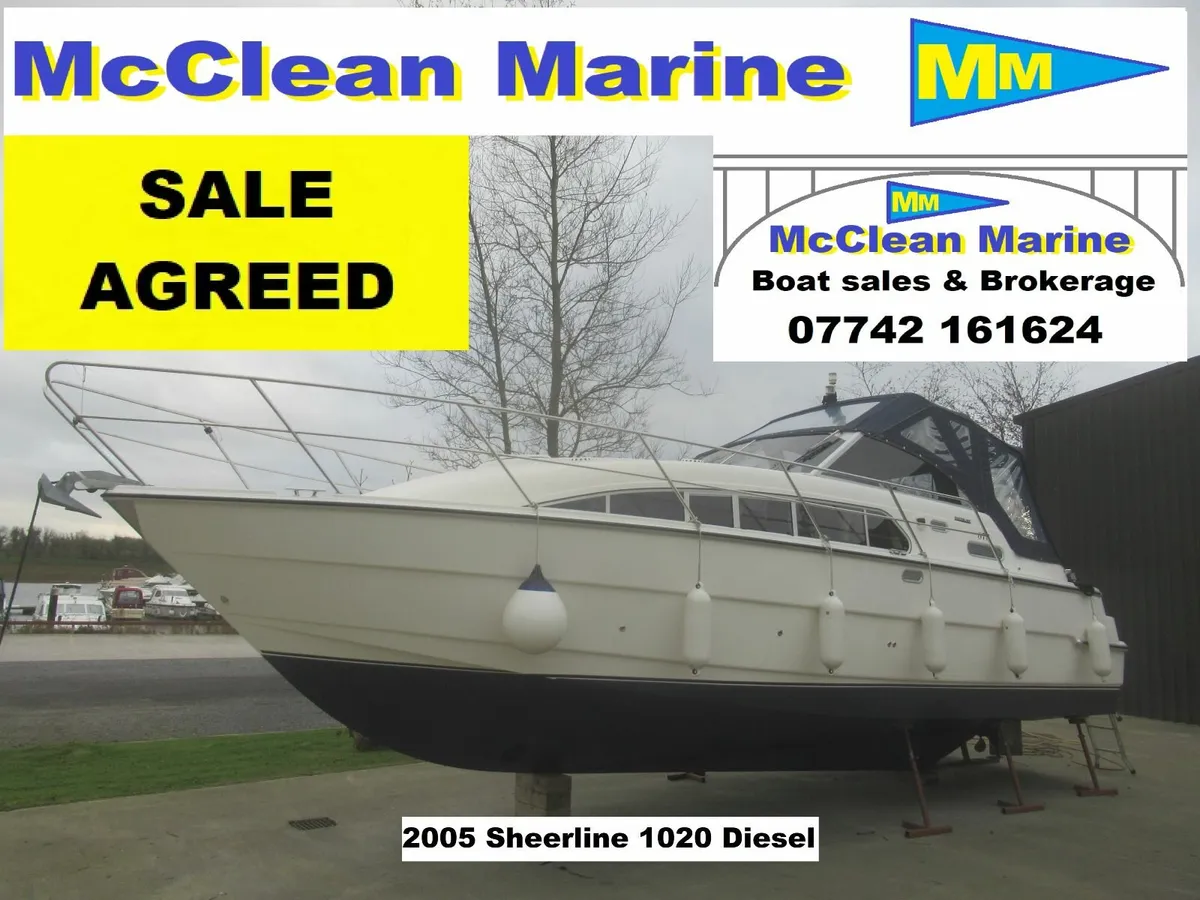 2005 Sheerline 1020 Motor cruiser. (Sale agreed) - Image 1