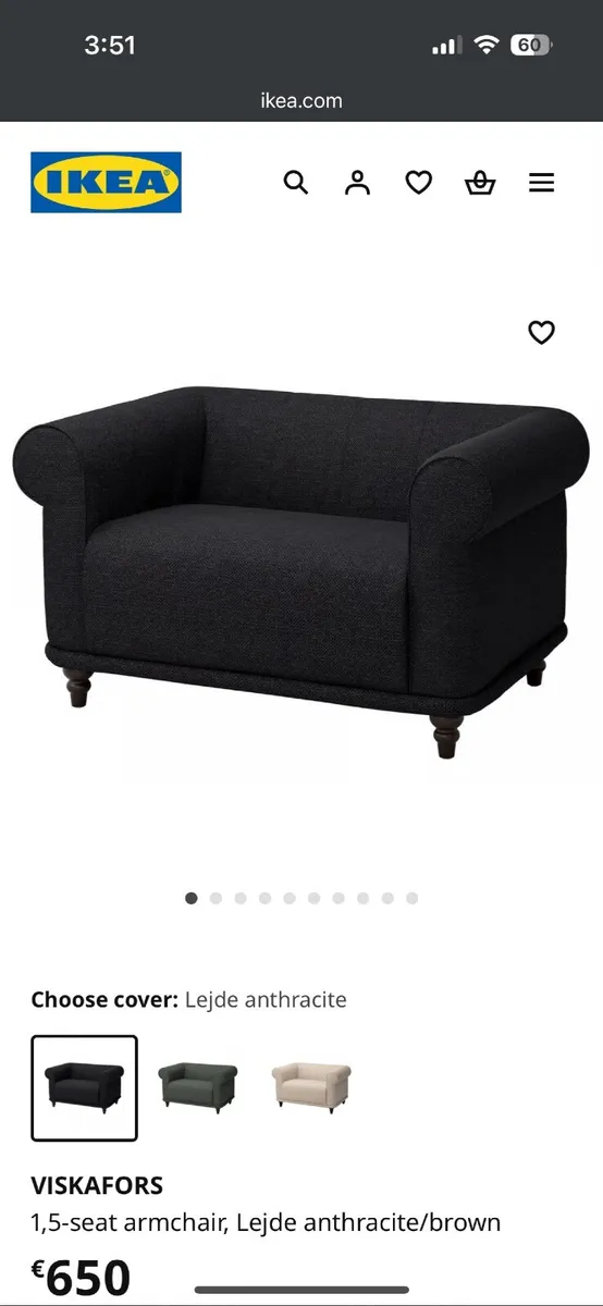 1.5 seater sofa - Image 2