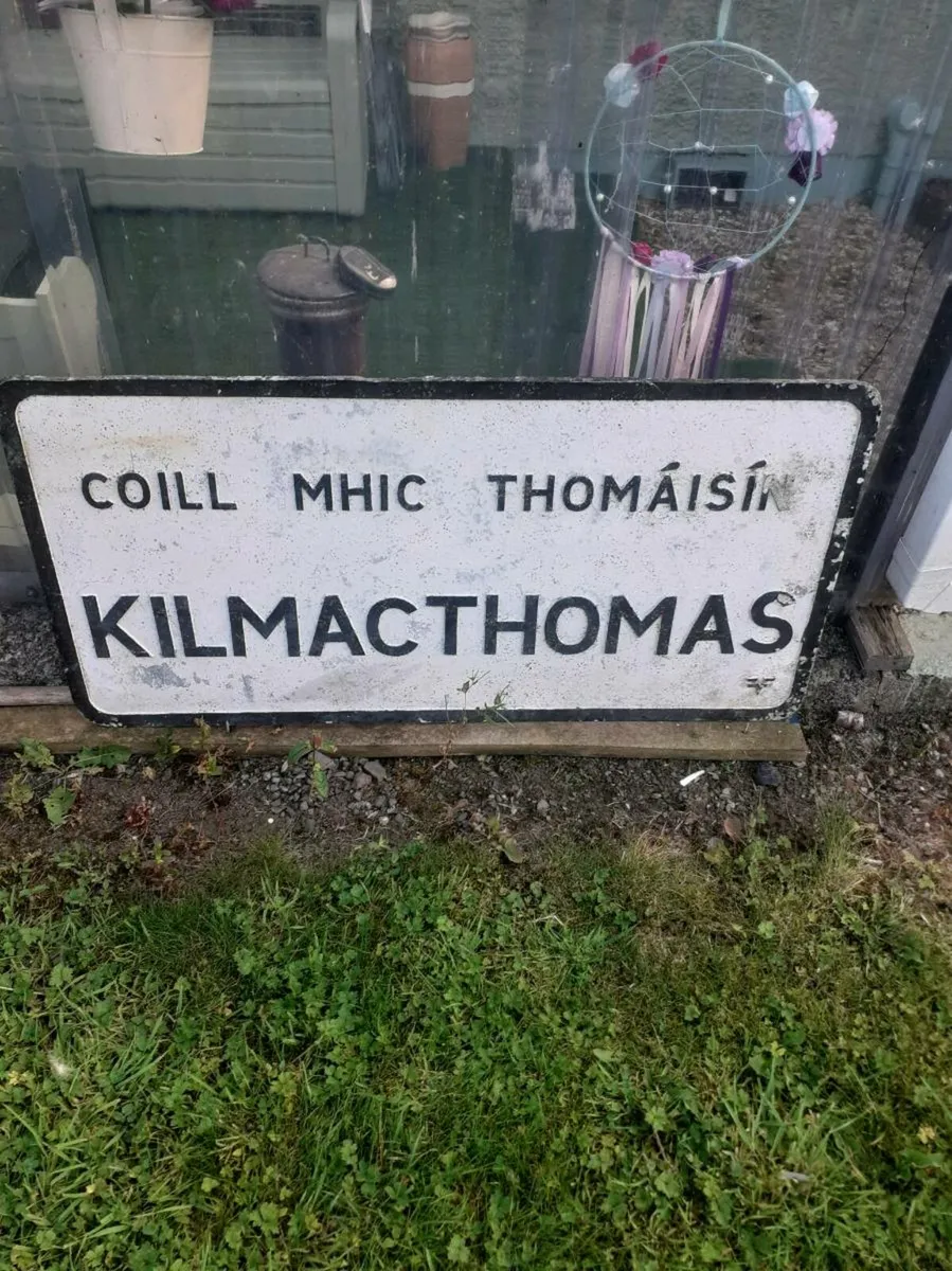 Original road sign