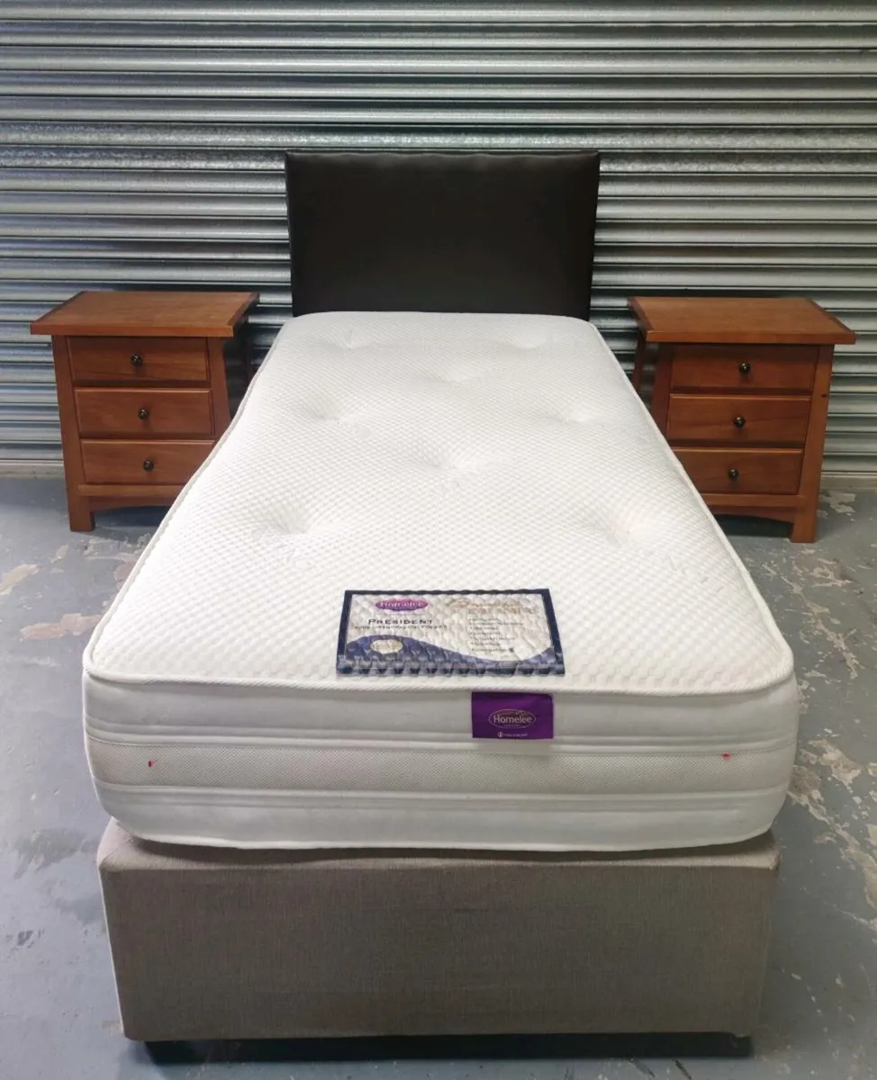 Luxury single bed & lockers set *delivery - Image 1