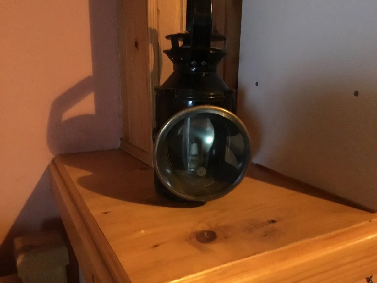 Antique Railway Lamp - Image 1