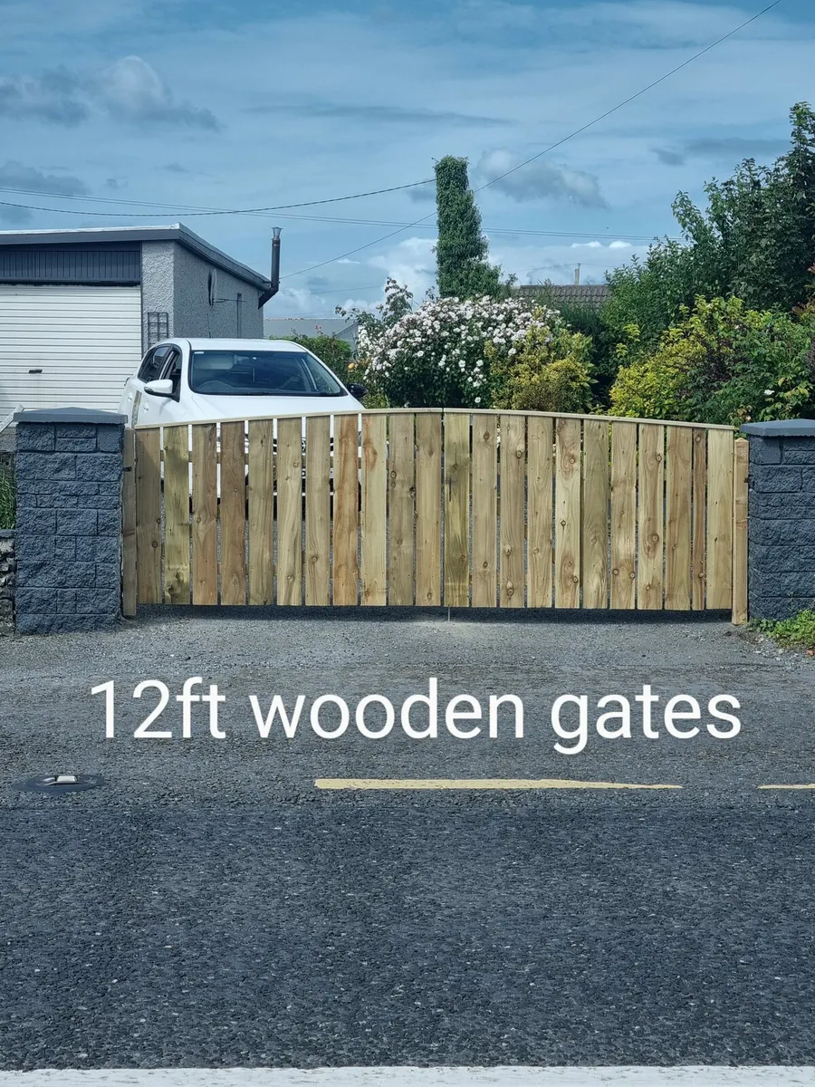 Wooden gates & Fencing - Image 1