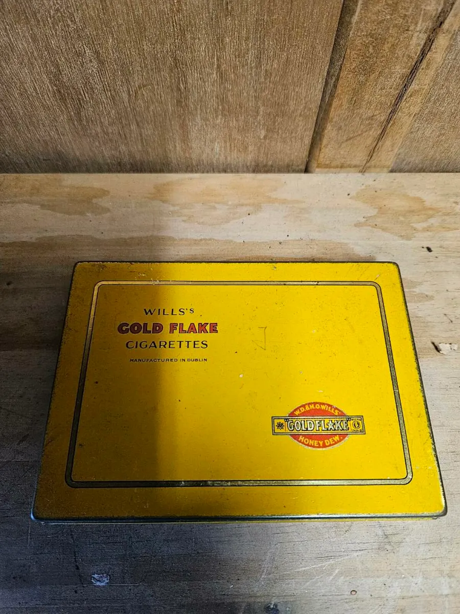 Vintage Gold Flake Tin - Image 2