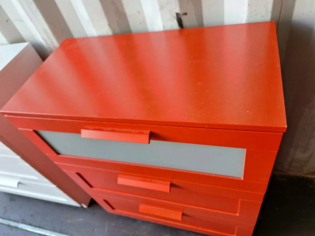Red chest of drawers (DELIVERY) - Image 2