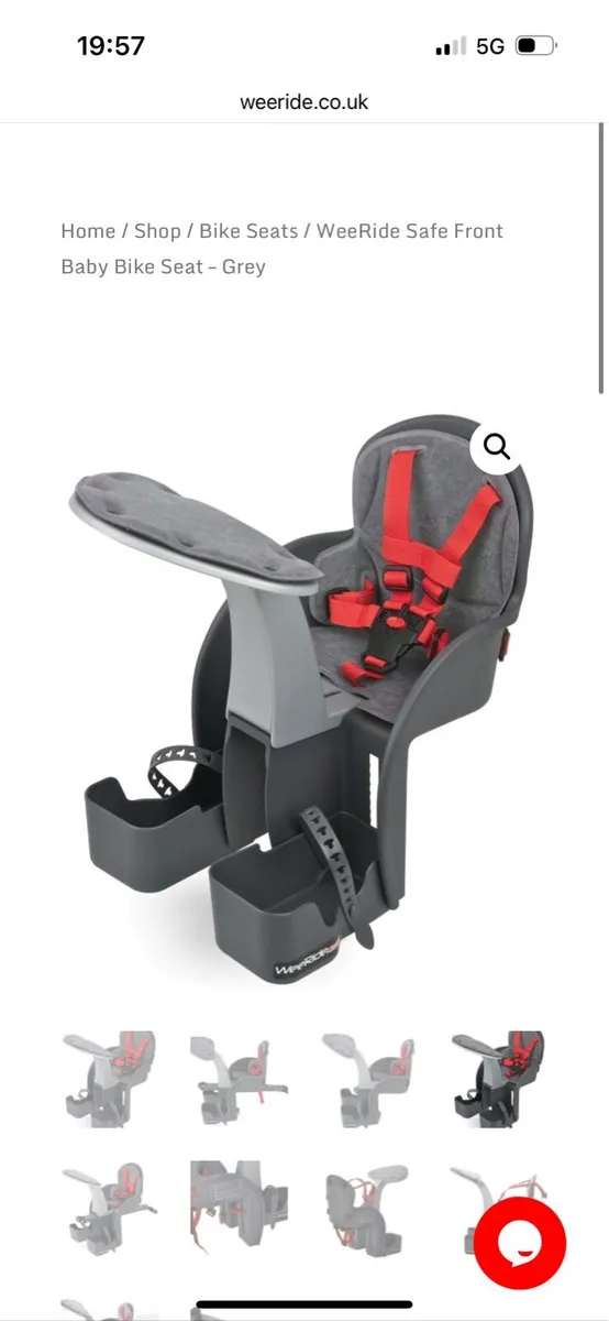 Weeride child bike seat - Image 4
