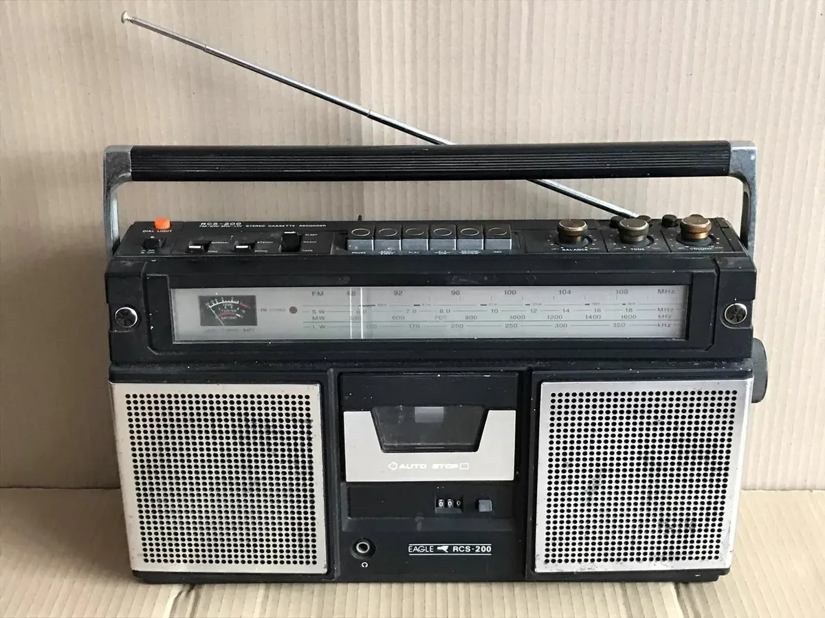 Eagle International RCS200 Portable Boombox Stereo - Image 1