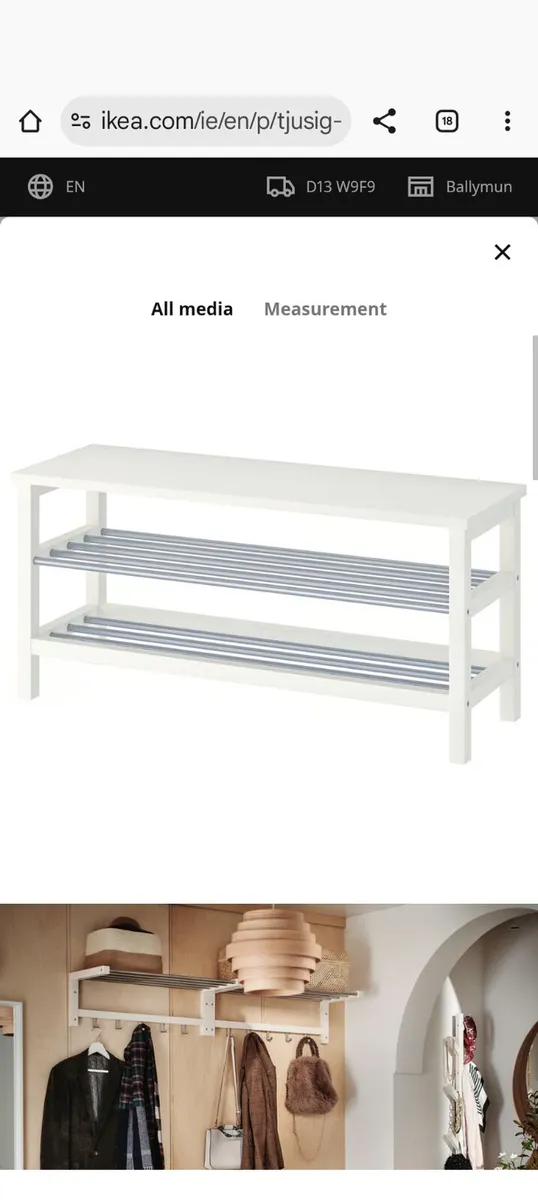 IKEA Double Shoe Rack - Image 4