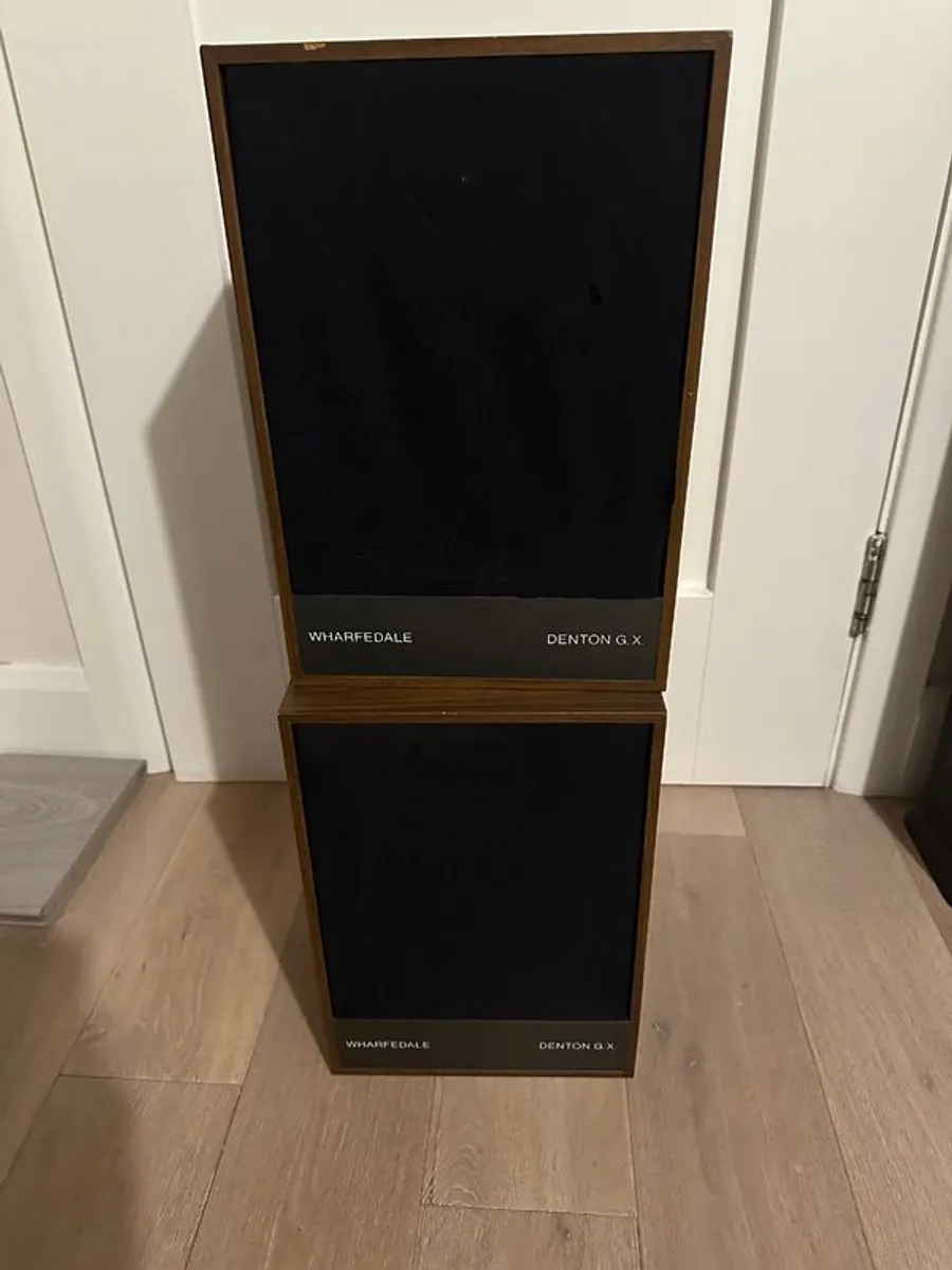 Pair of Warf-dale Denton GX speakers - Image 1