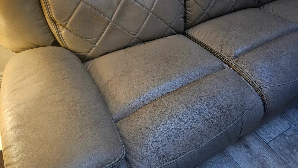 Leather 3 Seater only - Image 3